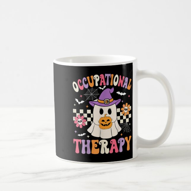 Caneca De Café Terapêutica Ocupacional Halloween Ot (Direita)