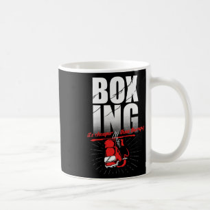 Caneca De Café Terapia de Boxe Kickboxing Boxeur