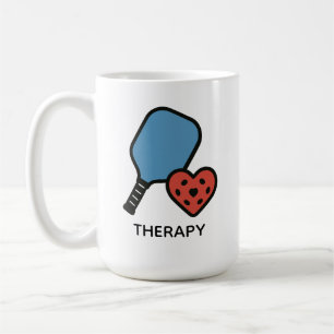 Caneca De Café Terapia de Pickleball