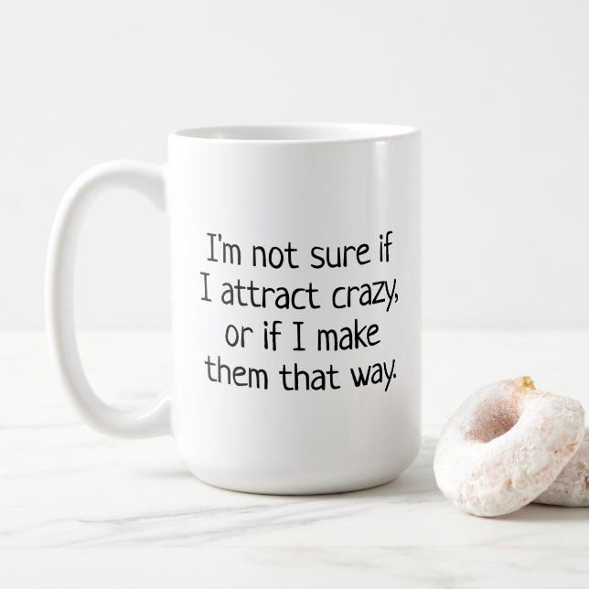 Caneca De Café Terapia Engraçada Mug Louca Quote Café Simples (Com Donut)