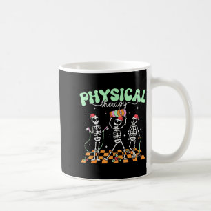 Caneca De Café Terapia Física Mardi Gras Esqueleto Dançando Enfer