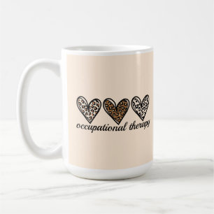 Caneca De Café Terapia Ocupacional Cheetach Impressão Coração