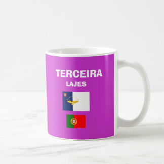 Caneca De Café Terceira* (Campo de Lajes) Código do aeroporto TER