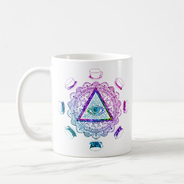 Caneca De Café Terceiro Olho Todos Vendo Copo De Café (Esquerda)