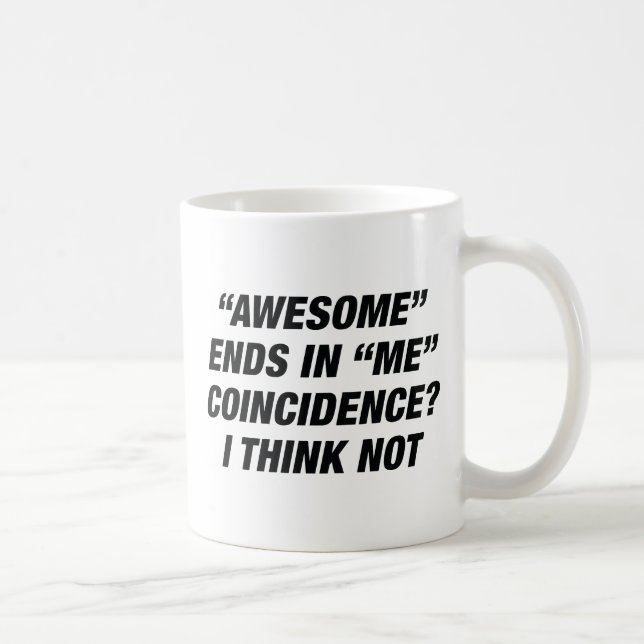 Caneca De Café Termina Incrível Em Mim (Direita)