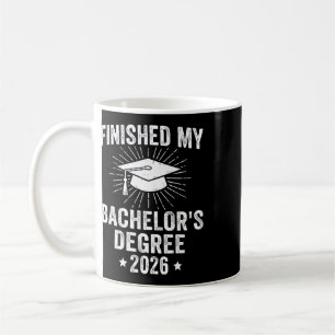 Caneca De Café Terminei Meu Grau de Chelors Graduação Premium 202