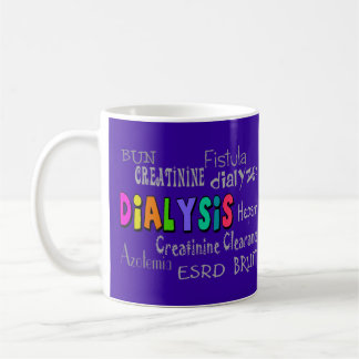 Caneca De Café Terminologia De Diálise Oferece Magneta Chaveiro p
