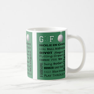 Caneca De Café Terminologia do GOLFE