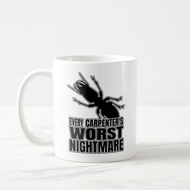 Caneca De Café Termite dos cupins - Geek de Entomologia (Esquerda)