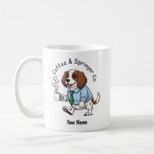 Caneca De Café Terno de Café para Cachorro Springer Inglês Divert