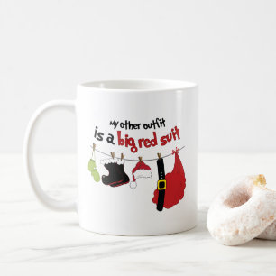 Caneca De Café Terno vermelho grande