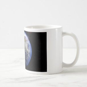 Caneca De Café Terra Azul do Espaço Inspiracional