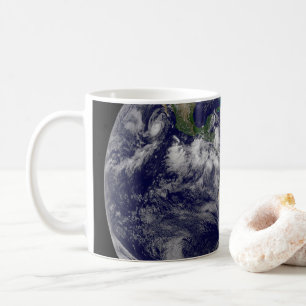 Caneca De Café Terra cheio Mostrando Vários Sistemas De Tempestad