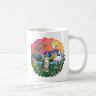 Caneca De Café Terra da Fantasia (ff) - Gatinho (gato malhado pra