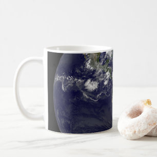Caneca De Café Terra De cheio Mostrando Tempestades Tropicais No