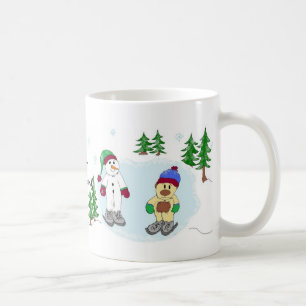 Caneca De Café Terra de Encantamento de Inverno