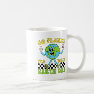 Caneca De Café Terra Dia Restauração Terra Planeta Natureza Cuja
