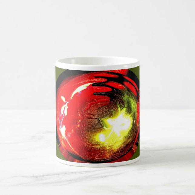 Caneca De Café Terra do planeta em mutação (Centro)