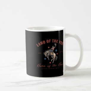 Caneca De Café Terra do Yee Lar dos Haw 4 de julho País