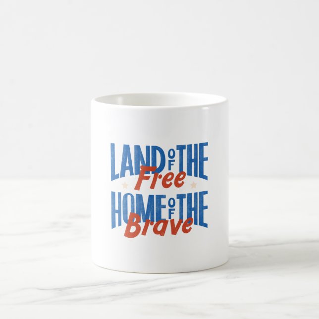 Caneca De Café Terra dos livres, Lar dos bravos (Centro)