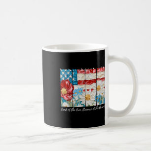 Caneca De Café Terra Floral Do Boho Do Livre Por Causa Do Corajos