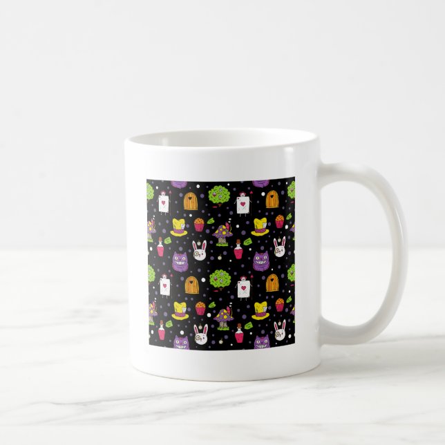 Caneca De Café terra natalina negra (Direita)