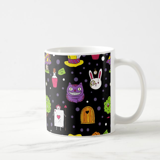 Caneca De Café terra natalina negra (Direita)