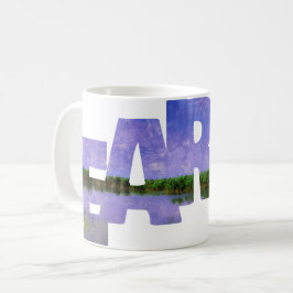 Caneca De Café Terra Nosso Céu Azul de Verão Doméstico e Água