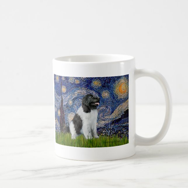 Caneca De Café Terra Nova Landseer - Noite Estrelada (Direita)