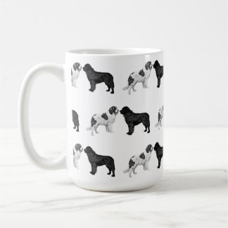 Caneca De Café Terra Nova Negro e Landseer