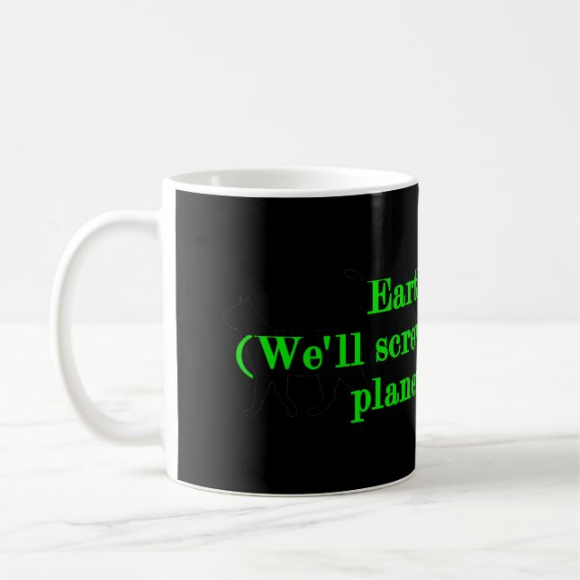 Caneca De Café Terra Primeiro Planeta (Esquerda)