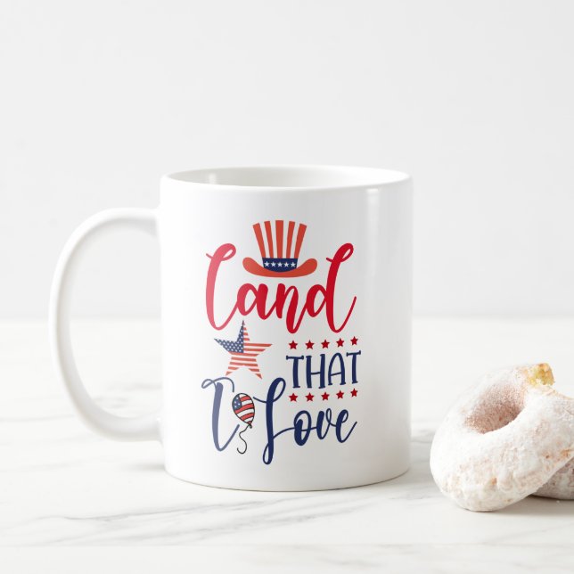 Caneca De Café Terra que eu amo (Com Donut)