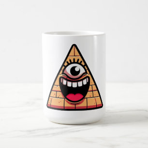 Caneca De Café Terracotta Pyramid Eye