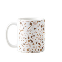 Terrazzo Marrom e Bege e Branco