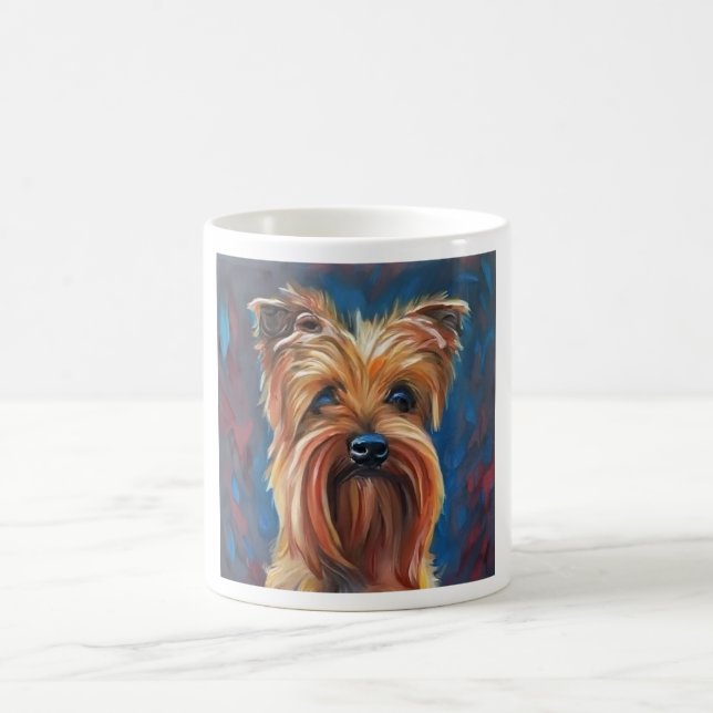 Caneca De Café Terrier australiano - Portrait do cão (Centro)