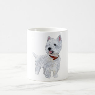 Caneca De Café Terrier Branco da Highlândia Ocidental