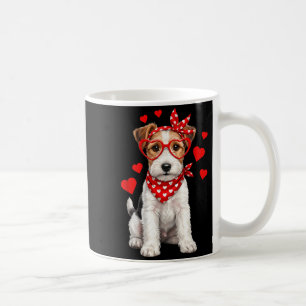 Caneca De Café Terrier de Raposa Dia dos Namorados Cabelo Duro Am