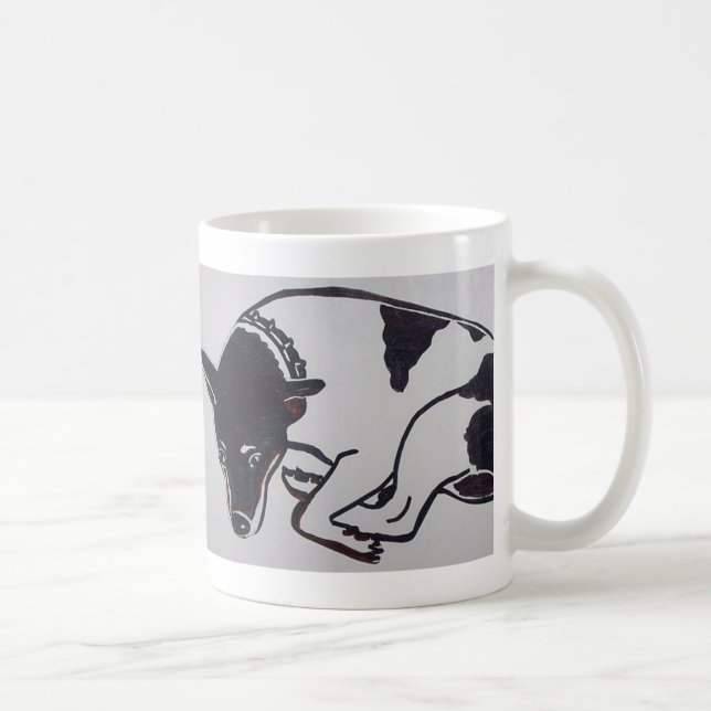 Caneca De Café terrier de rato (Direita)