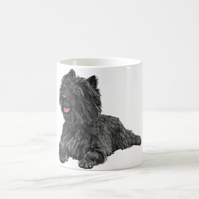 Caneca De Café Terrier do Cairn Negro (Centro)