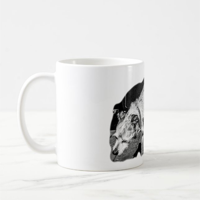 Caneca De Café Terrier Scratch Moment (Esquerda)