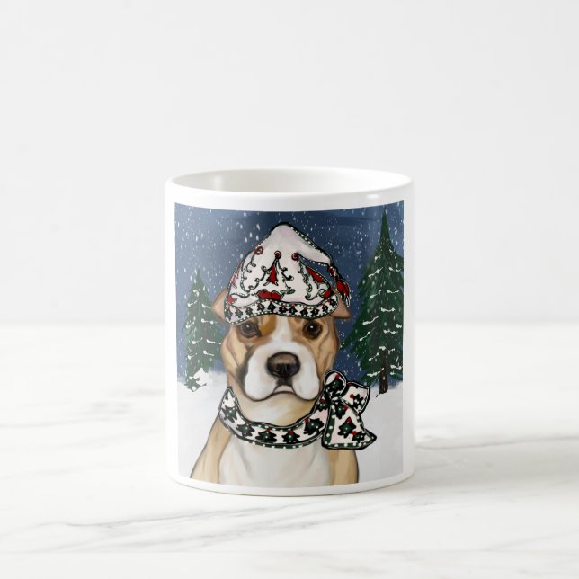 CANECA DE CAFÉ TERRIER STAFFORDSHIRE AMERICANO (Centro)