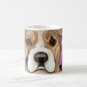 CANECA DE CAFÉ TERRIER STAFFORDSHIRE AMERICANO
