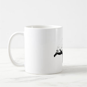 Caneca De Café Terrier Turn, Contorno Brilhante