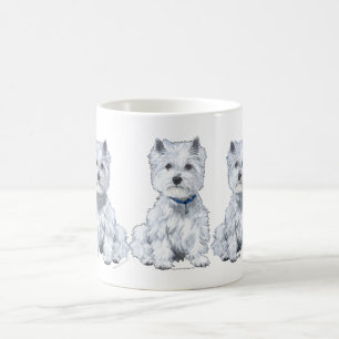 Caneca De Café Terriers Brancos do West Highland