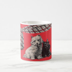 Caneca De Café terriers escoceses adoráveis