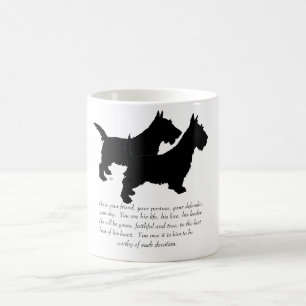 Caneca De Café Terriers Escoceses Lembrança - CÃES machos
