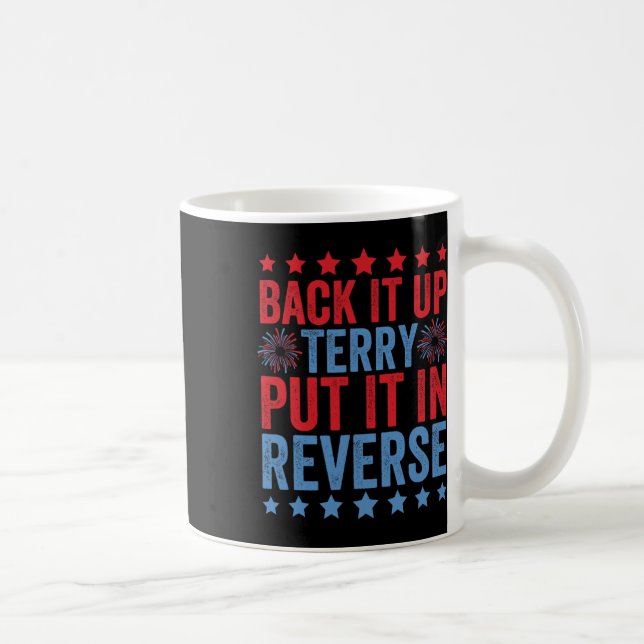 Caneca De Café Terry Colocou De Volta No Fogo Engraçado 4º (Direita)