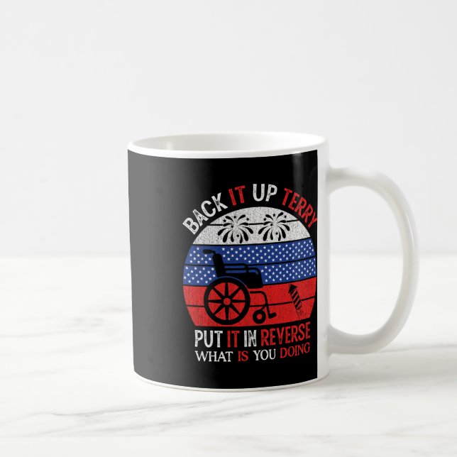 Caneca De Café Terry Colocou De Volta O Engraçado 4 De Ju (Direita)