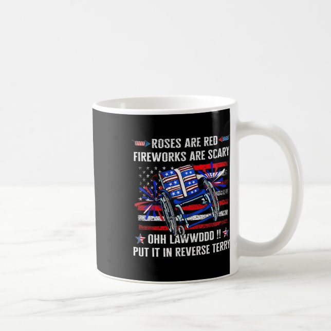 Caneca De Café Terry, Dê Ré, Faça Explodir Fogos de Artifício Eng (Direita)