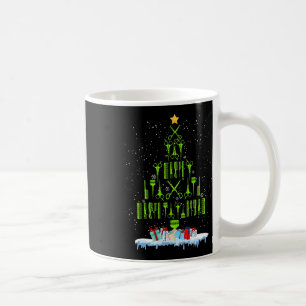 Caneca De Café Tesoura Árvore de Natal Engraçado Cabeleireiro Xma